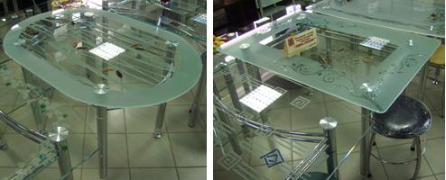 Производство стеклянной мебели на заказ.